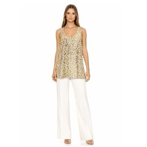 NWOT Rag‎ & Bone Silk Gold Sequin Tank Top Tunic Dress L Party Cocktail USA